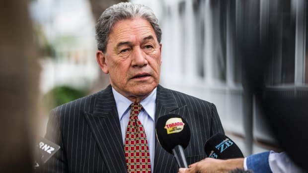 Winston Peters has said he would only make a decision on which party to back after the final tally.