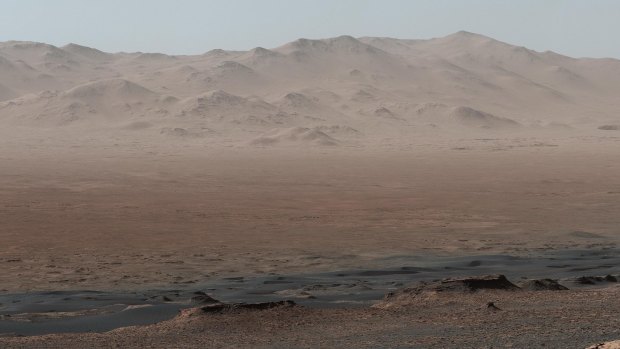 Curiosity's 17km journey through Mars.