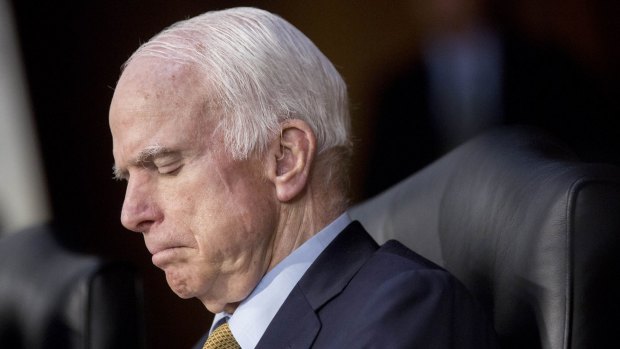 Senator John McCain, a Republican
