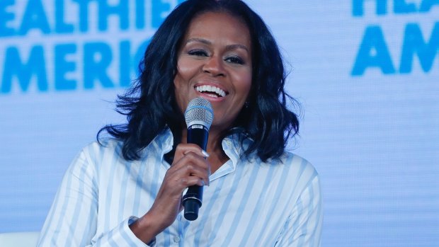 Former first lady Michelle Obama spoke at the Inbound marketing conference.