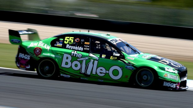 Hot shot: David Reynolds of the Bottle-O Racing team, took out the second race at the Auckland 500 on Saturday.