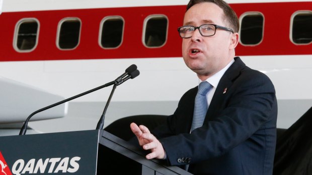 Killing it: Qantas boss Alan Joyce.