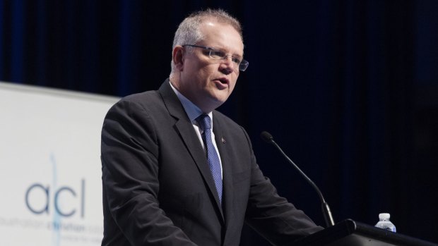 Federal Treasurer Scott Morrison at the Australian Christian Lobby Conference.