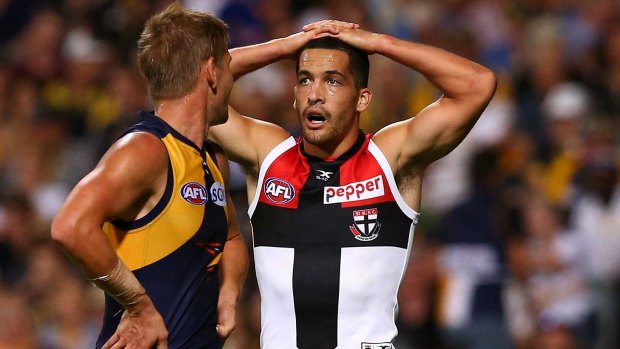 St Kilda blew a golden opportunity to beat the Eagles in Round 2.