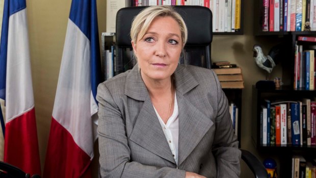 Marine Le Pen, leader of the French National Front, looks likely to make the head-to-head second round of the French presidential election.