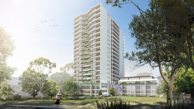 An artist impression of 15-21 Cottonwood Crescent in Macquarie Park, where the original property was sold by Savills Australia.