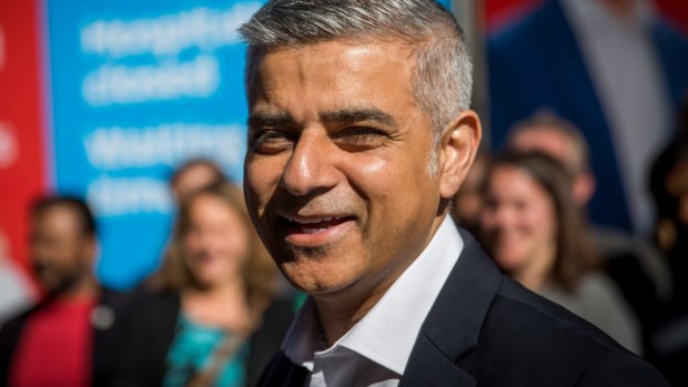 London Mayor Sadiq Khan. 