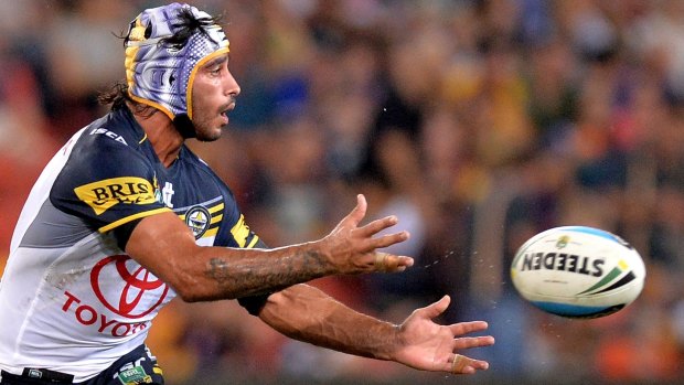 Down on confidence: Johnathan Thurston of the Cowboys.