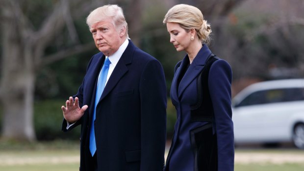 Ivanka has been by her father's side since the election.