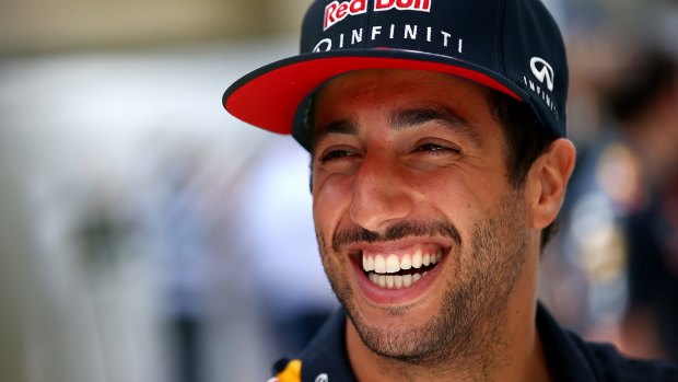 Deal: Daniel Ricciardo is staying positive, despite a difficult season.