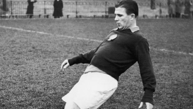 One of the greats: A  statue of Ferenc Puskas will be unveiled on Saturday at Gosch's Paddock.
