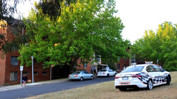 Police investigating a suspicious death at the Stuart Flats in Griffith.