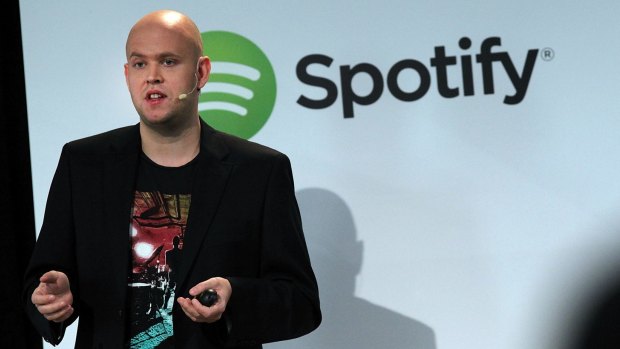 Hitting back: Spotify CEO Daniel Ek.