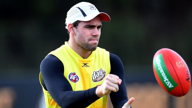 St Kilda youngster Paddy McCartin now has a foot injury to worry about. 