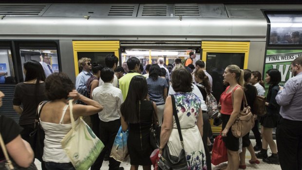 Patronage on Sydney's train network has surged over the past year, placing greater urgency on plans for public transport such as a new metro line between Sydney's CBD and Parramatta.