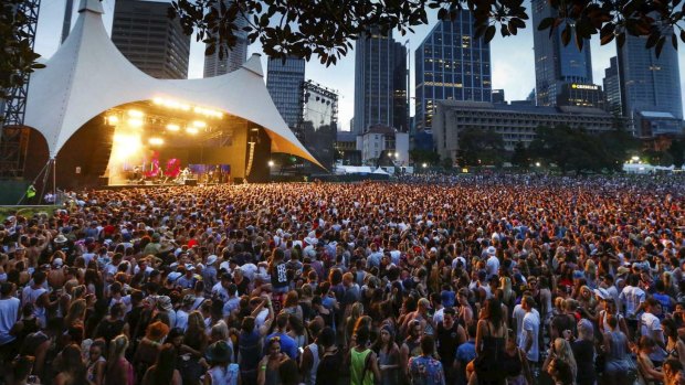 Field Day attracted more than 28,000 people to The Domain.