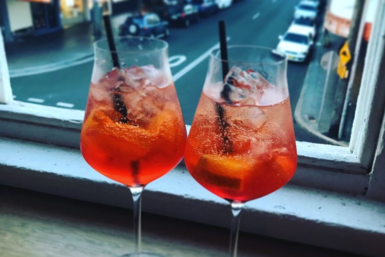 Aperol spritz at The Rio, Summer Hill.