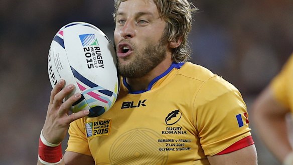 Newly engaged: Romania's Florin Surugiu.