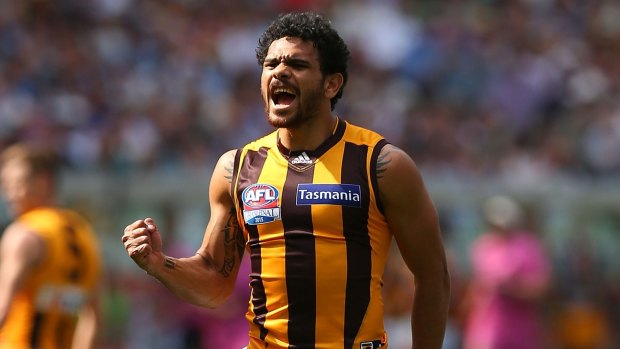 Cyril Rioli was one of the Hawks' best.