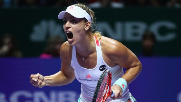 Singapore sling: German world No.1 Angelique Kerber was defeated in the WTA final.