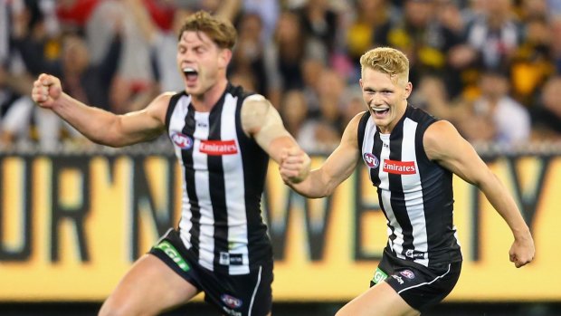 "In the mould of Tony Shaw": Mick McGuance thinks Taylor Adams could be the answer for Collingwood.