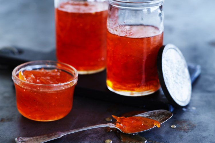 Dan Lepard's grapefruit and cardamom wholefruit marmalade.