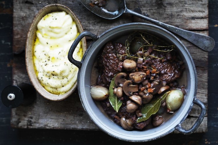 Neil Perry's coq au vin.