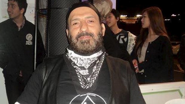 Man Monis in Rebels bikie garb.