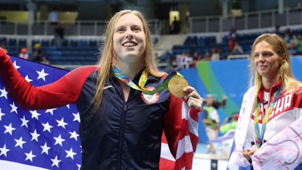 Verbal attacks: Lilly King and Yulia Efimova engaged in a bitter war of words in Rio.