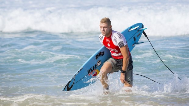 Taking a step back: Mick Fanning. 