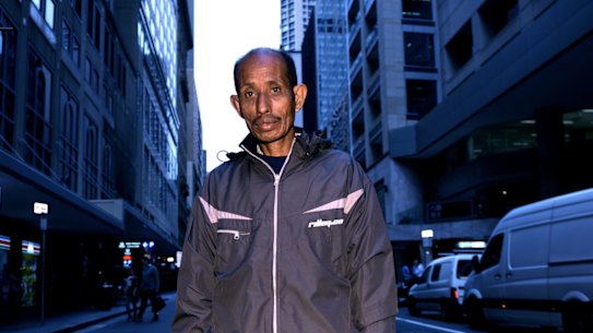 'A long fight': seaweed farmer Daniel Sanda is in Sydney for the launch of a class action against PTTEP Australasia over the Montara oil spill. 