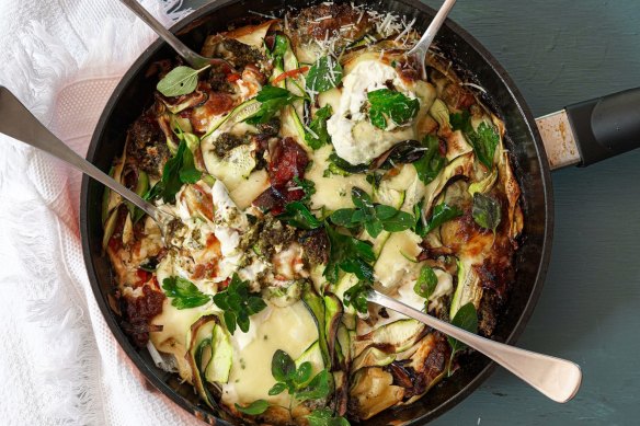 Pasta is optional in this rustic lasagne.