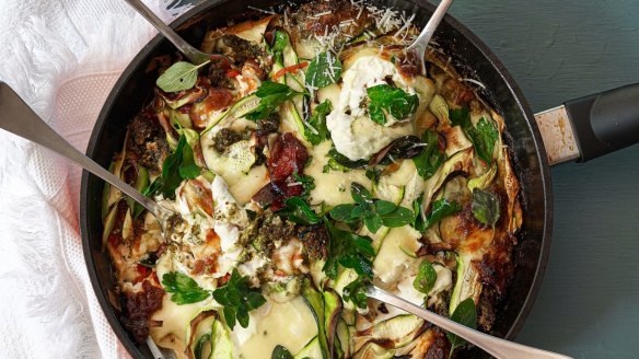 Pasta is optional in this rustic lasagne.