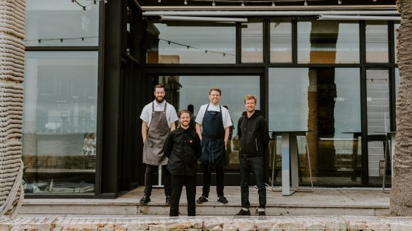 The team that will bring Stokehouse Pasta & Bar to life on the ground floor of the iconic St Kilda restaurant this summer.