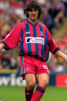 TNS manager Craig Harrison, in action for Crystal Palace during his playing days.