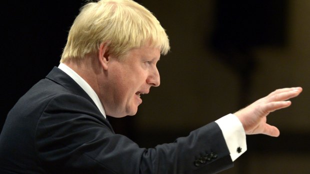British Foreign Secretary Boris Johnson: an actor in search of a script.