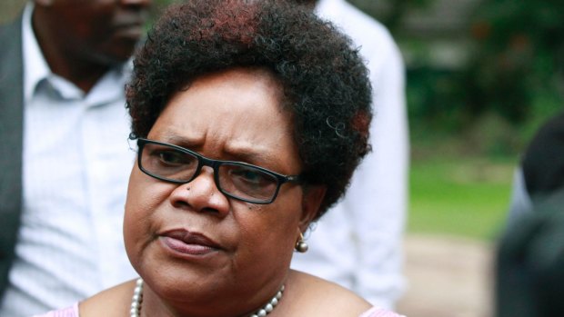 Former vice-president Joice Mujuru, once known as "Spill Blood", has called for "free, fair and credible elections".