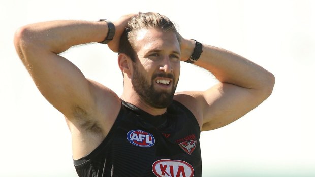Essendon footballer Cale Hooker is hoping to impress in a VFL practice match on Friday in order to be selected for round one. 