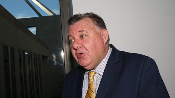 Liberal MP Craig Kelly at Parliament House.