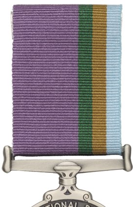 The new "canine operational service medal".