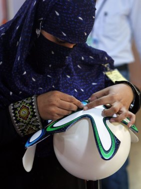 Ninety per cent of those working on the Brazuca ball are women, because they are more diligent and meticulous than their male colleagues, according to the Forward Sports CEO Khawaja Masood Aktar.