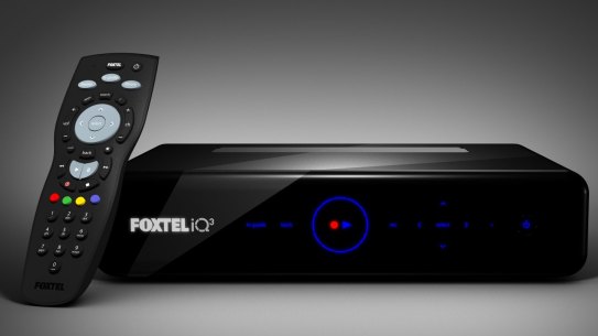 Foxtel's iQ3 video recording device.