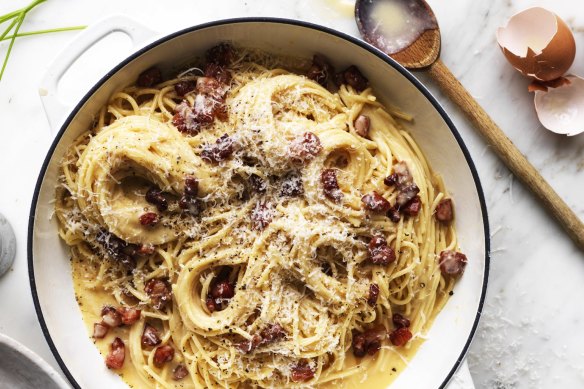 Timing is everything when making this creamy, cheesy, peppery pasta.