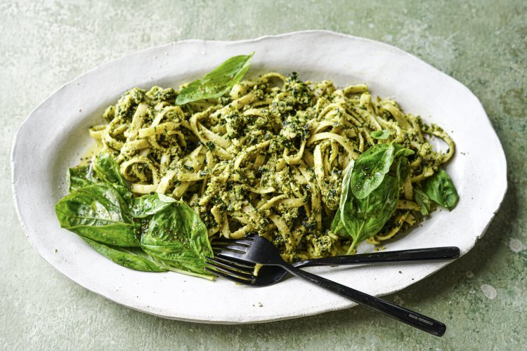 Charred broccoli pesto. 