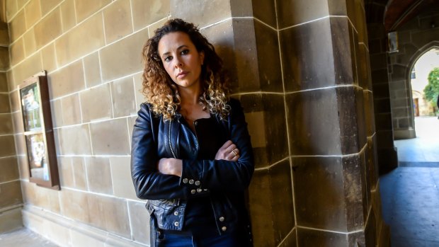 Melbourne University student Nadege Hamdad is still waiting for her Austudy payment despite applying to Centrelink in February.