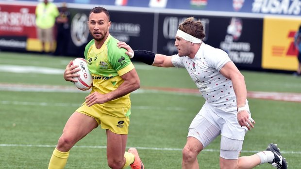 Limited impact: Quade Cooper won't be going to Rio with the Australian Sevens team.