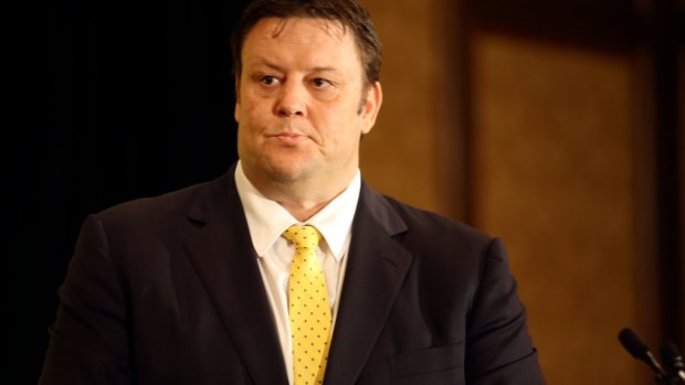 The former rugby league player and now senator Glenn Lazarus, who quit the Palmer United Party.