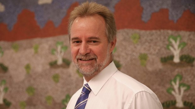 Indigenous Affairs Senator Nigel Scullion in his office at Parliament House
