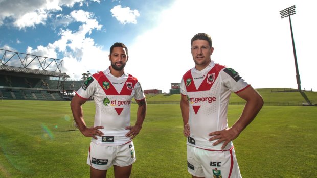 Perfect combination: St George Illawarra playmakers Benji Marshall and Gareth Widdop have the Dragons humming.