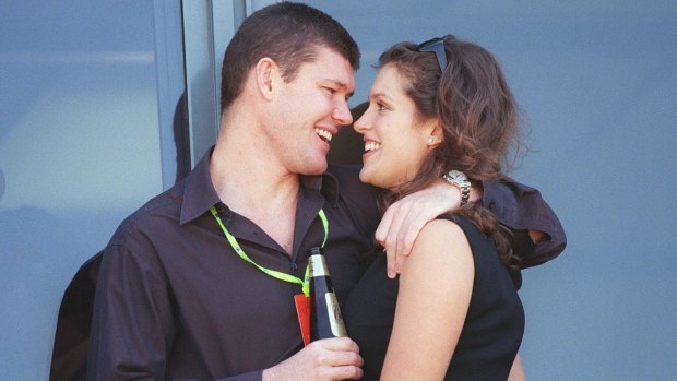 In the past: James Packer and Kate Fischer.